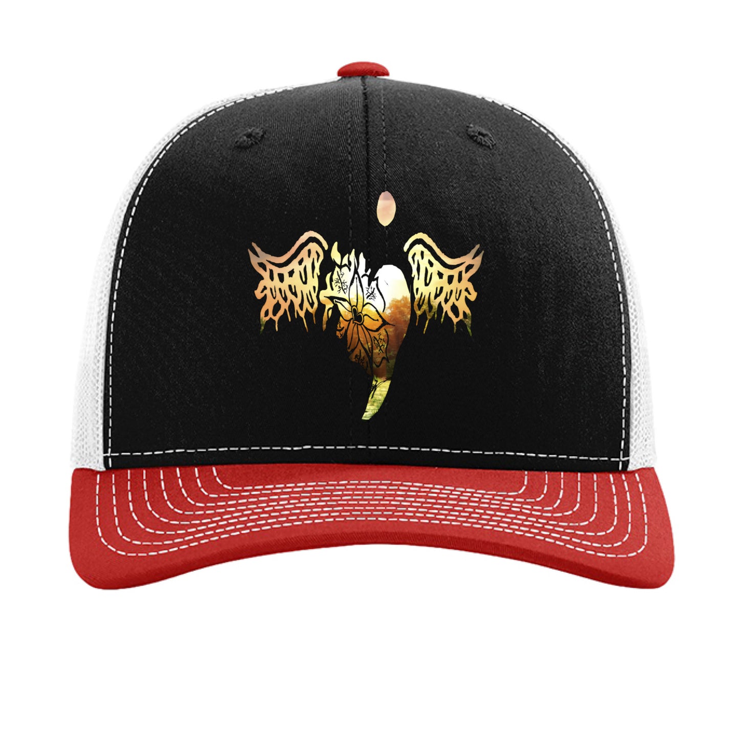 Black/ White/ Red - FRONT