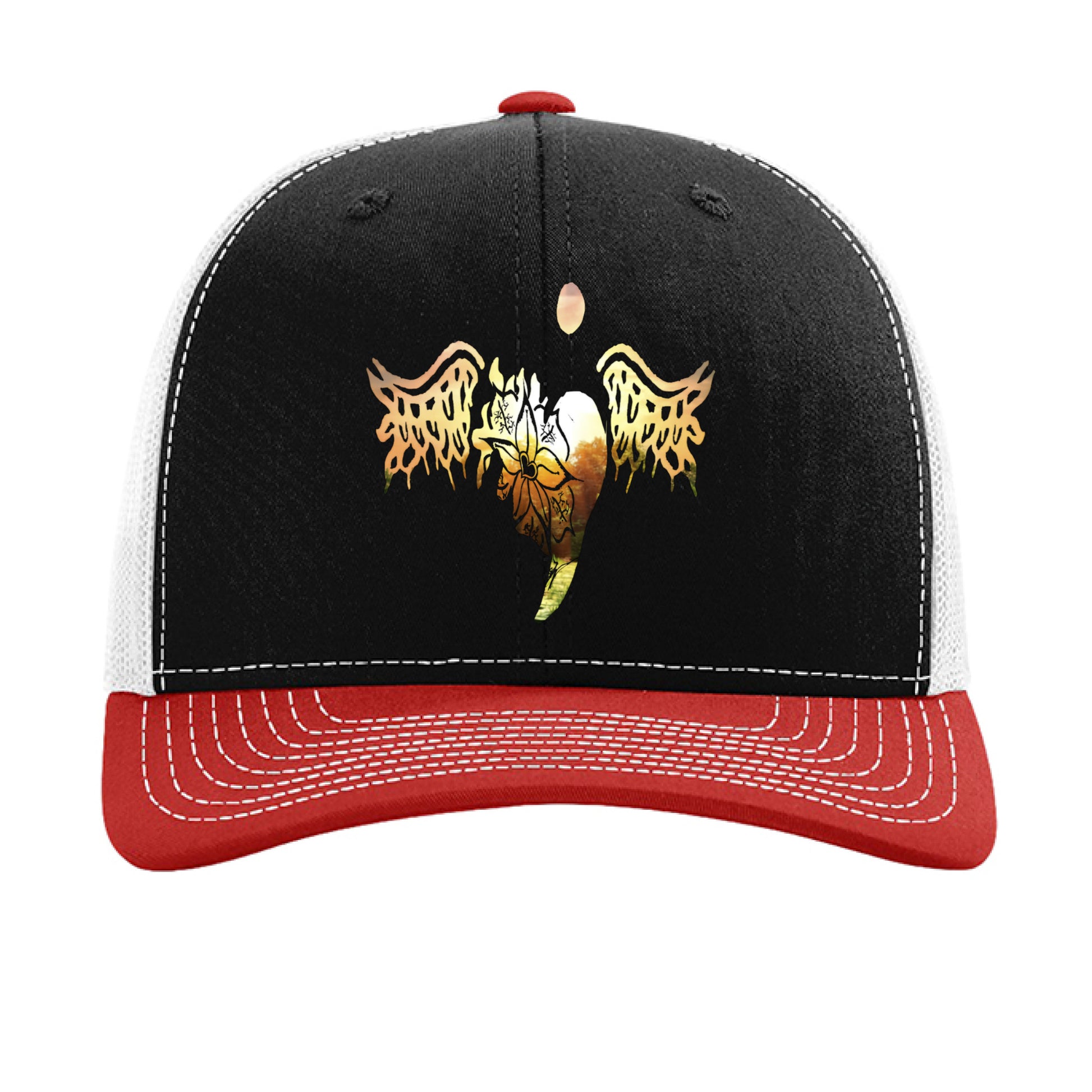 Black/ White/ Red - FRONT