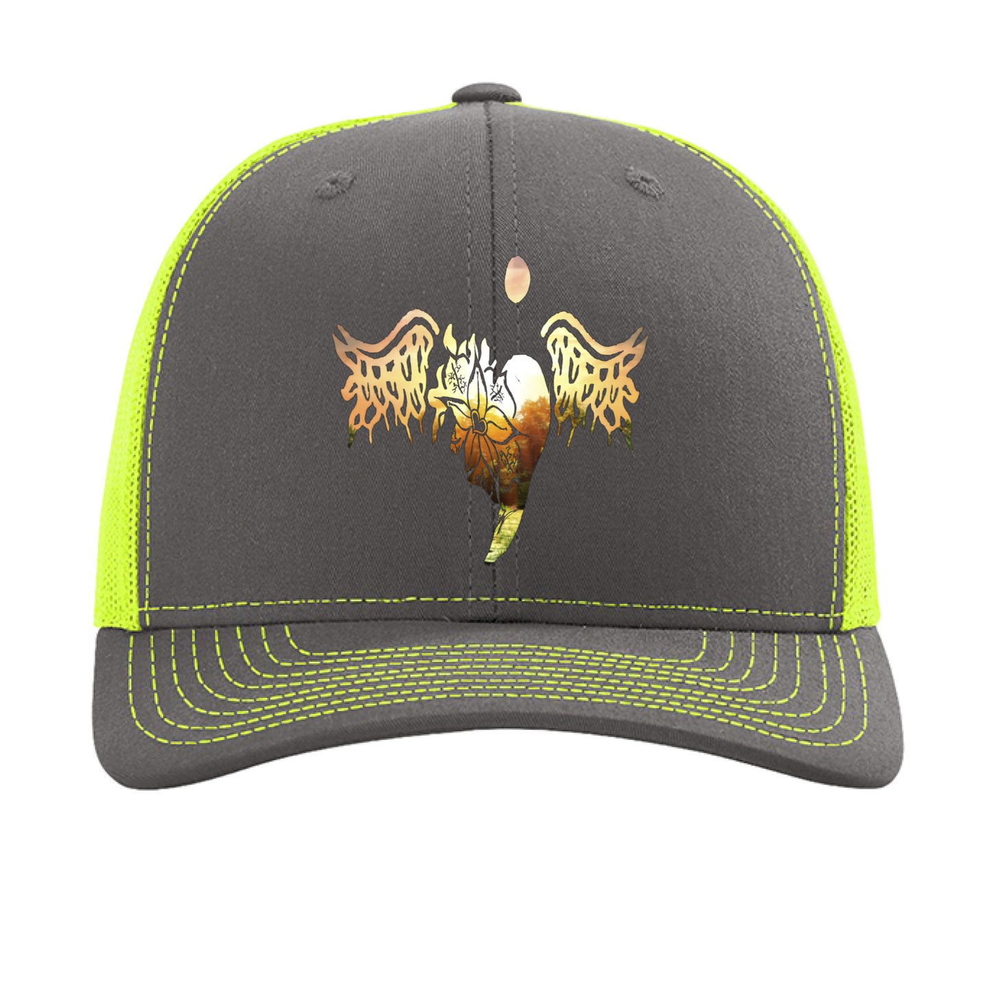 Charcoal/ Neon Yellow - FRONT